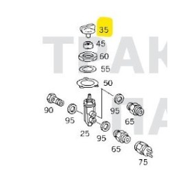 pomello valvola mercedes a0009976077