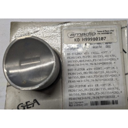 pistone completo compressore climatizzazione dm 55 amadio ko h99980107
