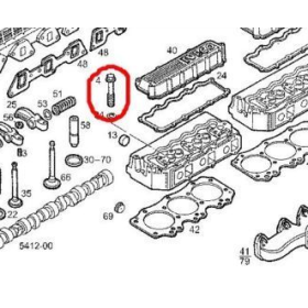 perni di fissaggio testa cilindri motore 16x156mm iveco 61577141
