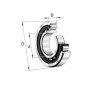 cuscinetto radiale a rulli cilindrici 70x150x35 fag nu 314e
