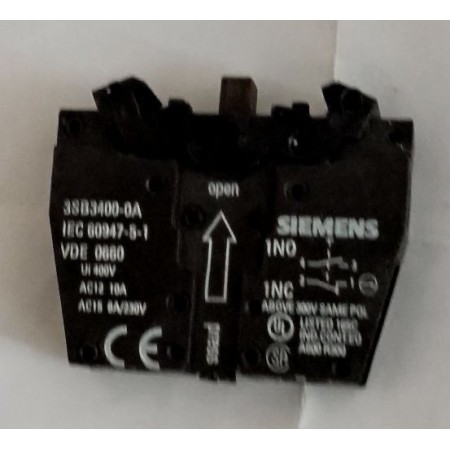 COMANDO pulsante emergenza europolis siemens 3sb3400 iveco 8010002406
