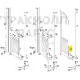 cristallo porta interna citaro 0530 mercedes a6287118010