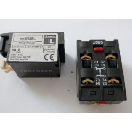 contatti aux 1na+1nc ga48011 300v lovato 75070328