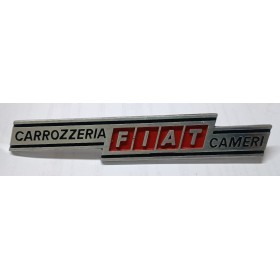 logo metallo carrozzeria fiat cameri fiat 8452703