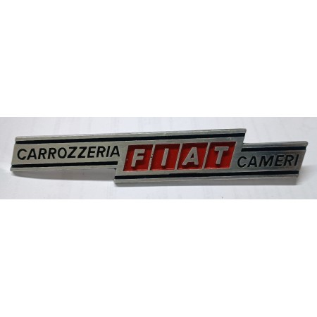 logo metallo carrozzeria fiat cameri fiat 8452703