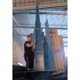 struttura ferro creata per casse vetri larga 1,70 alta 2,70 peso 75kg