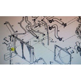 tassello/selenti block radiatore daily iveco 8584805