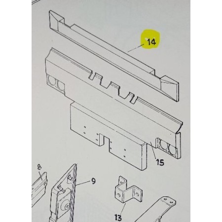 sportello superiore anteriore  turbocity 480 iveco 4779287