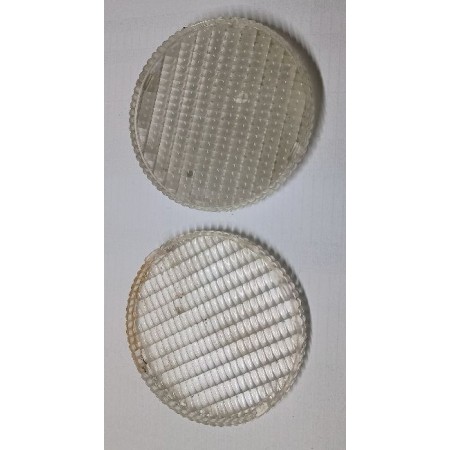 plastica fanalino retromarcia bianco tondo dm 98 fiat 421 inbus