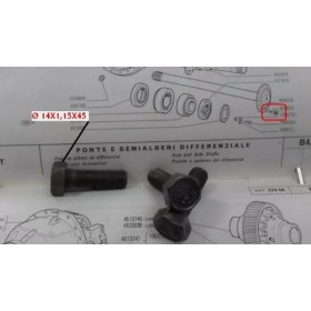 vite testa esagonale differenziale 14x1,5x45 iveco 4599876