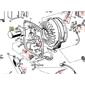 bobina alta tensione di accensione d24w/d30w Eberspacher 251869995600