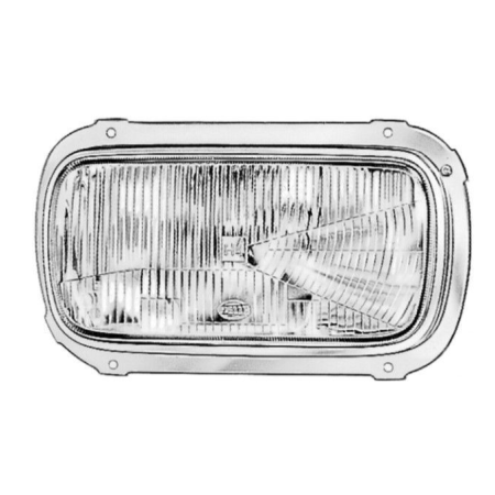 proiettore dx/sx hella 1ag002343101 opel rekord alogenoh4 opel 1708101