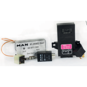 relè/unità di controllo elettronica 24v originale man 81259020390