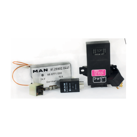 relè/unità di controllo elettronica 24v originale man  81259020410