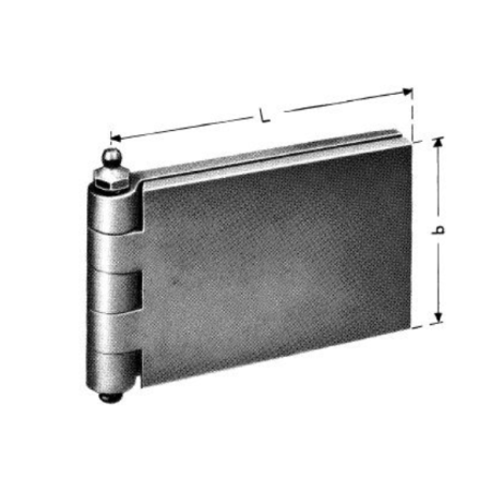 cerniera porta acciaio perno cerniera ingrass. 60x100 happich 6010091