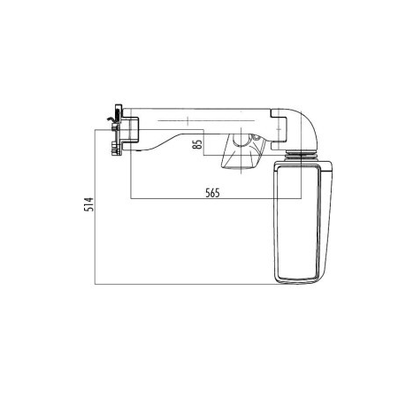 braccio retrovisore 1 specchio term hella 8sb501311812 neoplan 11035966