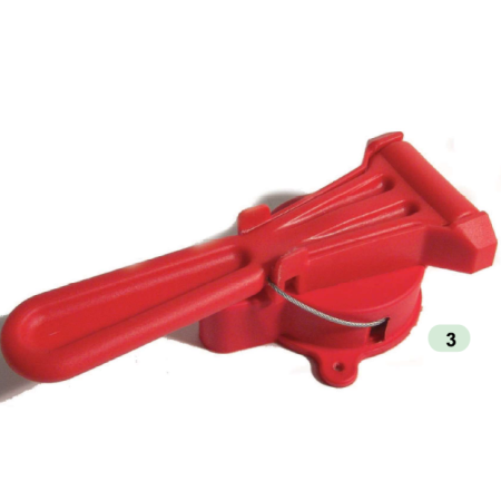 martelletto d'emergen frangivetro avvolgicavo 800mm rosso prima  57720