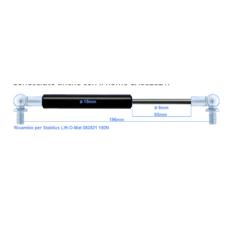 molla a gas stabilus lift o mat 082821 150n iveco 4787130