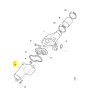 corpo/alloggiamento termostato scania 1364857