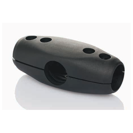 supporto a croce nero applicazione tubo corrimano dm 35 prima 68967
