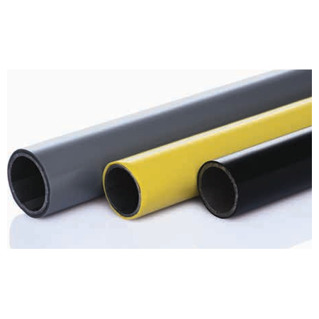 tubo in alluminio rivestito grigio dm 35 2mt prima 69087