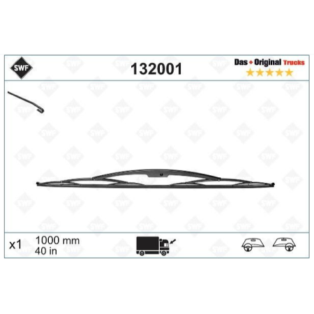 spazzola tergi 1000mm swf 132001 mercedes 8200945 a0008200945