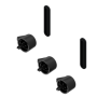 kit cover+knob/riparazione clima wabco 4461959202 evobus A0005400383
