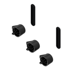 kit cover+knob/riparazione clima wabco 4461959202 evobus A0005400383