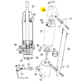 testata anteriore cilindro pneumatico cp120b cavazzuti 718