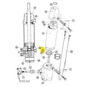 stelo cilindro pneumatico cp120b cavazzuti 709