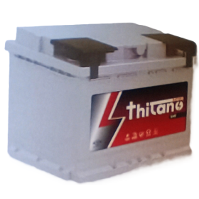 batteria 60ah senza manutenzione spunto 540ah 241x175x175 polo a dx marca thitano 60 l2d