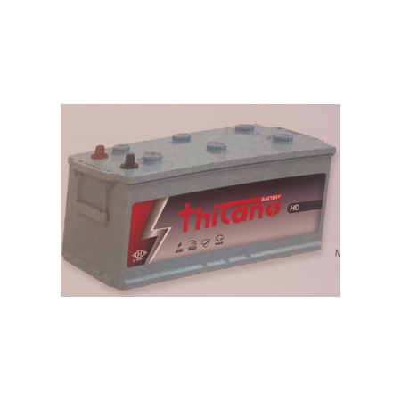 batteria mf 180A spunto 1150A polo sx con tappi marca Thitano 180bs