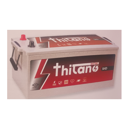 batteria 100ah efb start stop 850ah 353x175x190 polo dx thitano 100 l5de