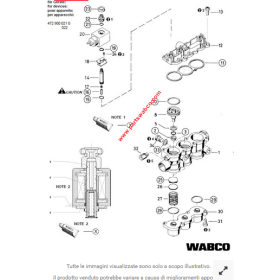 kit rev elettrov abs-ebs-ecas wabco 4729000042 mercedes A0003200658