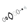 kit revisione valvola limitatrice di pressione wabco 47501100002/4750100002 mercedes A0005866842 A0004205455