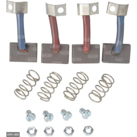 serie di spazzole al carbonio per motorino avviamento bosch2007014063