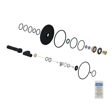 kit revisione correttore di frenata wabco 4757100012 daf 691051
