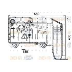 serbatoio espansione liquido raffredd hella 8ma376705511 iveco 41215631
