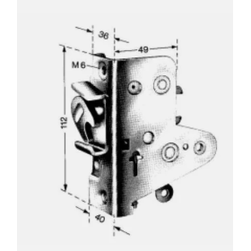 serratura di sicurezza rotante sx happic 6000499