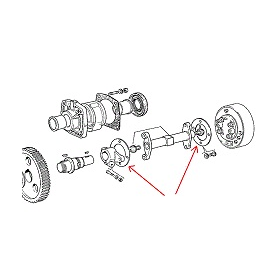 spessori/lamerino albero pompa iniezione 170 e 190 iveco 4538013
