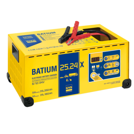 caricabatterie automatico 220v 6/12/24v marca gys batium 25.24X