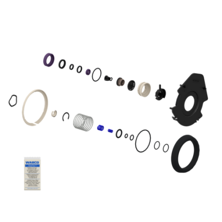 kit revisione valvola servofrizione wabco 9700519492 daf 1519292