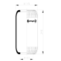 membrana sospensione posteriore breda 0192709 cf 90609 air sa520154