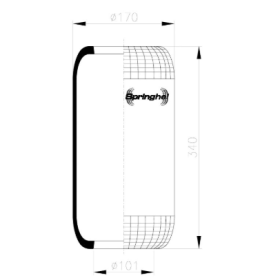 membrana sospensione posteriore breda 0192709 cf 90609 air sa520154