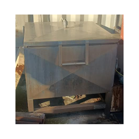 vasca lavapezzi a scuotim aria usata acciaio inox 400v simplex big 1400