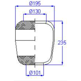 sospensione pnematica eurotech iveco 41006926 201727 rl95019 sa520227