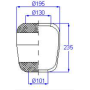 sospensione pnematica volvo 3027271 203000 rz415-25 rl9526-36 sa 520050