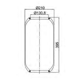 membrana sospens aria /toopless daf/setra/volvo a0003270101 a0003200321