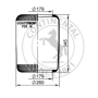 membrana sospens aria /toopless auwarter b510040 rl9812 sa 520122 3701