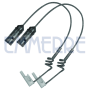 kit indicatori usura pastiglie freno iveco 1907956 93161191 emmerre 960880 bendix